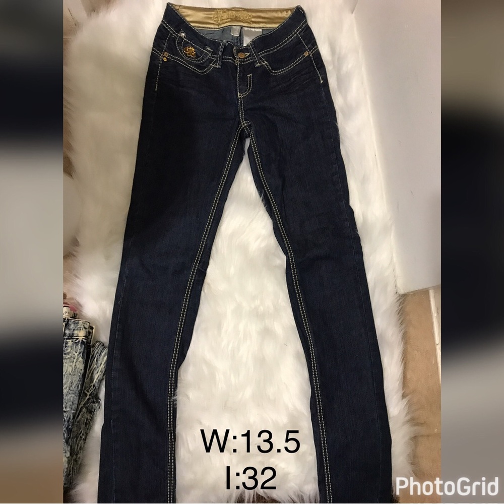 Y2K Dereon skinny jeans juniors size 1/2
